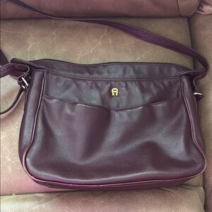 Aigner crossbody leather